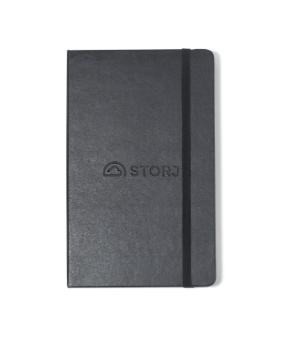 Storj Black Moleskine Notebook