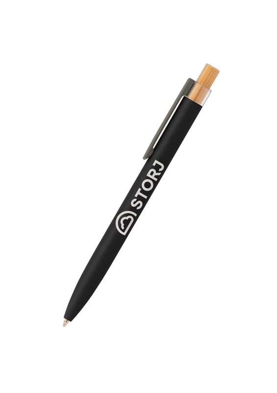 Storj Black Recycled Aluminum Pen