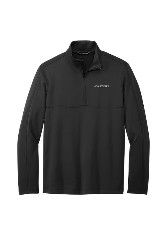 Storj 1/4 Zip Fleece - Black